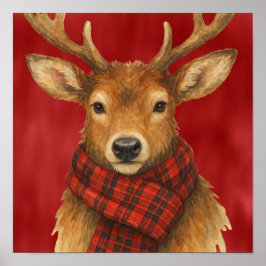God jul Reindeer Poster