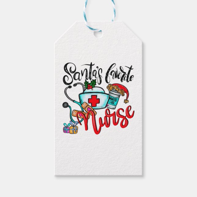 God jul Reindeer Presentetikett (Framsidan)