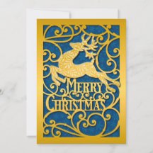 God jul Reindeer Silhouettes Snowflake