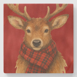 God jul Reindeer Stenunderlägg