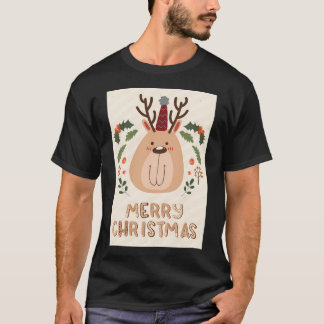 God jul Reindeer T Shirt