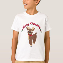 God jul Reindeer Tee Shirt