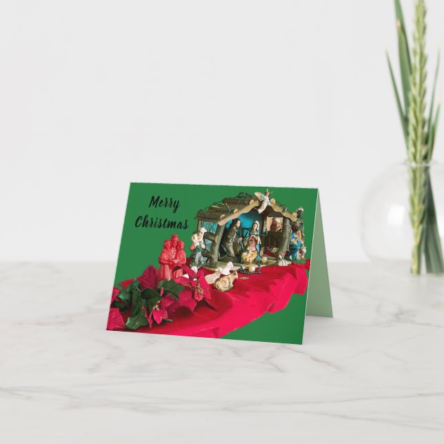 God jul. Rejoice Child är född. Isaiah 9 Helgkort (Framsida)