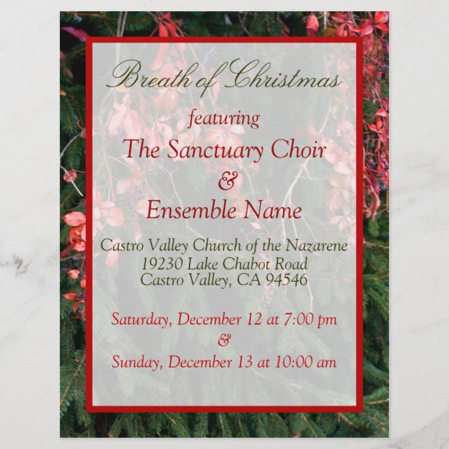 God jul reklamblad (Framsidan)