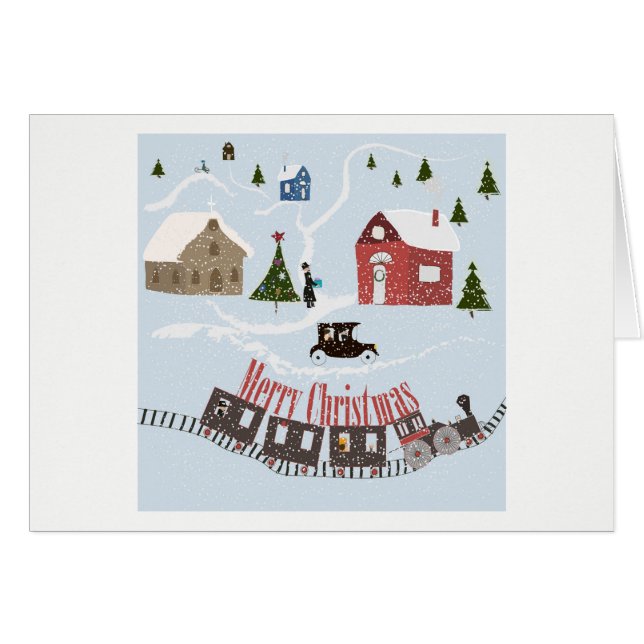 God jul, rektor hälsningskort (Framsidan Horizontal)