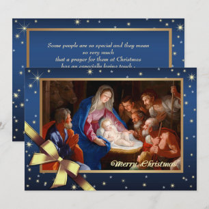 God jul.Religiösa Kundkort för konsthistoria Julkort
