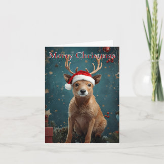 God Jul Renar Julkort Helgkort