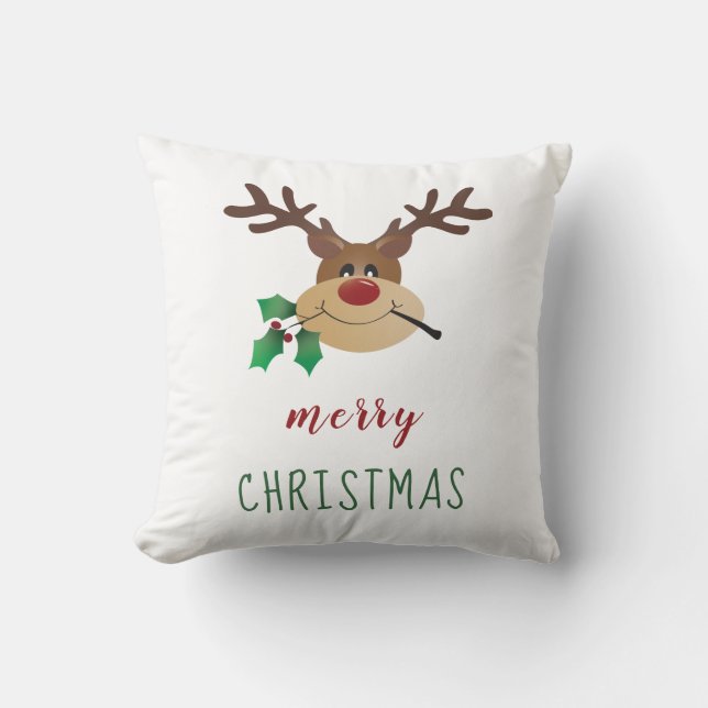 God jul renar med malm kudde (Framsida)