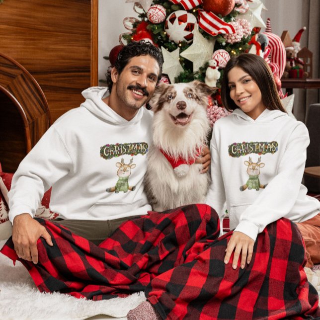 God Jul, Renar på Julen Hoodie (Skapare uppladdad)
