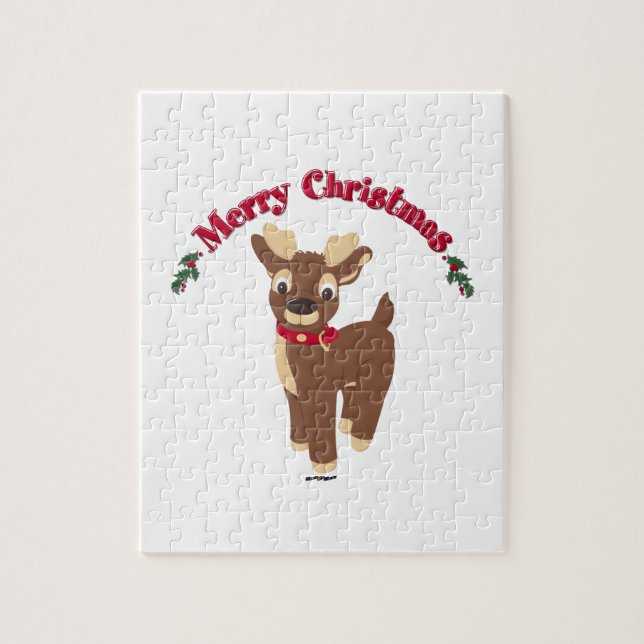 God Jul Renar Pussel (Vertikal)