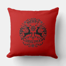 God Jul Renar, Röd Svart
