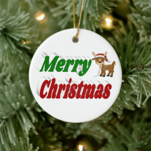 God jul Renstypografi Julgransprydnad Keramik