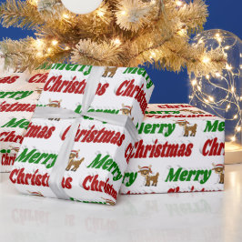 God jul Renstypografi Presentpapper