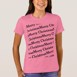 God jul repetera mönster tee shirt