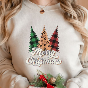 God jul Retro Julgranar T Shirt