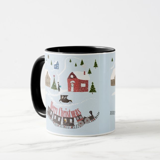 God Jul, retro Mugg (Framsida vänster)