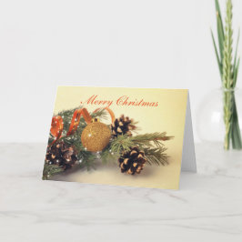 God jul Retro Stil Dekorationer Helgkort