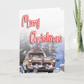 God jul - Retro stil Helgkort