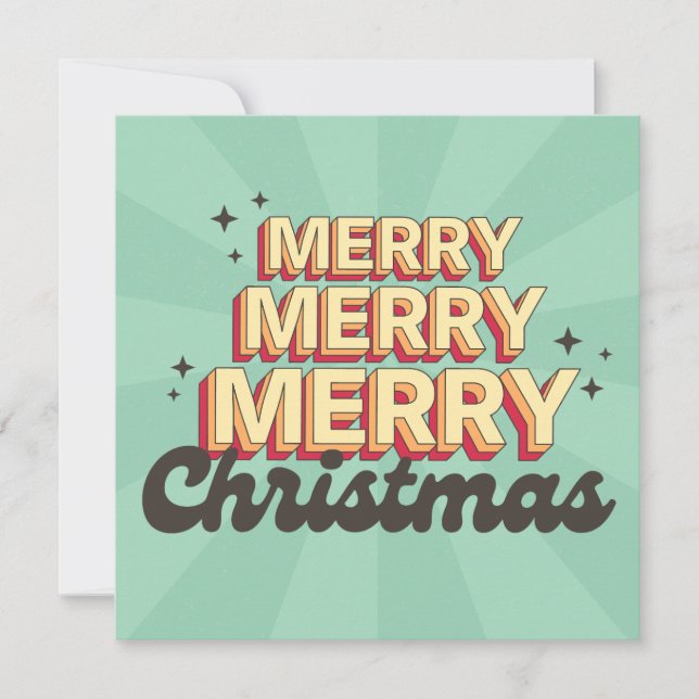 God jul retro stil-text (Framsida)