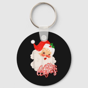God Jul Retro Tomte Vintage Retro Jul Nyckelring