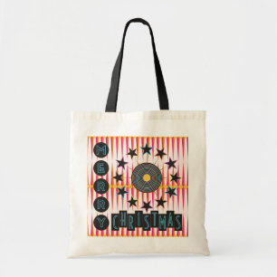 God jul Retro Tote Tygkasse