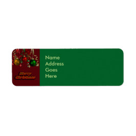 God jul-returadressetikett returadress etikett