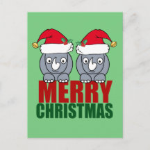 God jul Rhino Cute