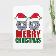God jul Rhino Cute