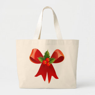 ’GOD JUL’ RIBBON BOW JUMBO TYGKASSE