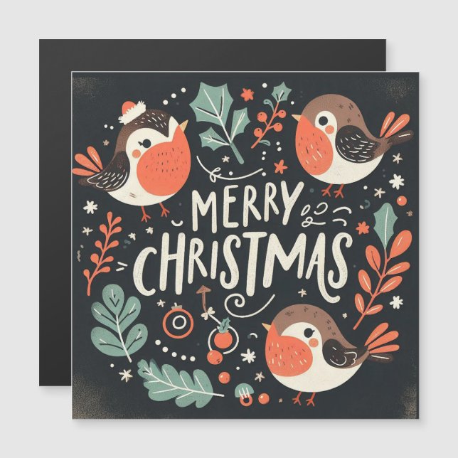 God Jul Robins ilska (Fram/baksida)