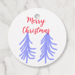 God jul röd lila pastel gräs träd gåvor etiketter