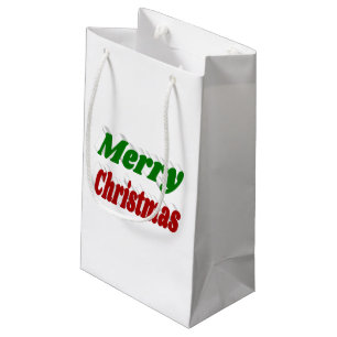God jul röd och grönt typografi