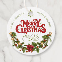 God Jul | Röd typografi