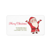 God Jul | Röd typografi retur 