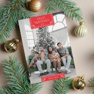 God Jul Röda bandet Julkort