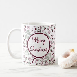 God Jul Röda Bär Kaffemugg
