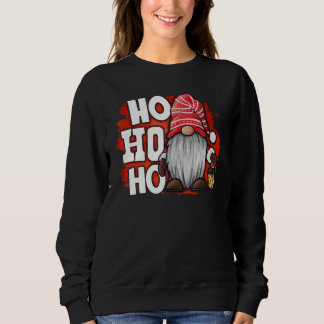 God Jul Röda Gnome Ho Ho Ho Xmas Matchande F T Shirt