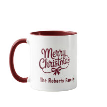God Jul Röda Personlig Familjenamn