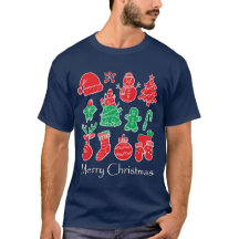 God Jul Rolig Högtids T-shirt