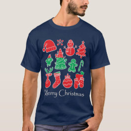 God Jul Rolig Högtids T-shirt
