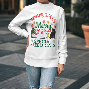 God Jul Rolig Katt Jul Personlig Husdjur T Shirt