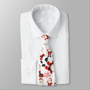 "God Jul" Rolig Santa Konst Mönster Slip Slips