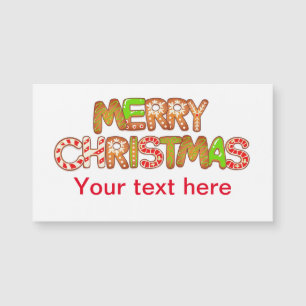 God jul Roligt Text Ord Anpassningsbar-kort