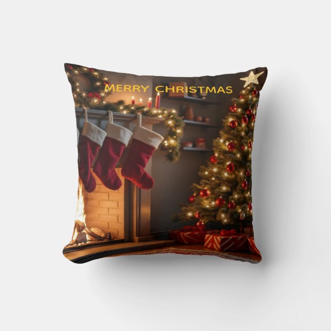 God jul Room Dekorativ kudde (Framsida)