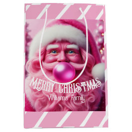 God jul Rosa Bubble Gum | Anpassningsbar Fam Namn
