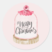 God Jul Rosa Glas Kupol