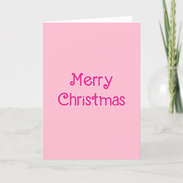God jul Rosa Helgkort