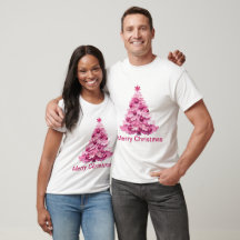 God jul - Rosa jul T-shirt