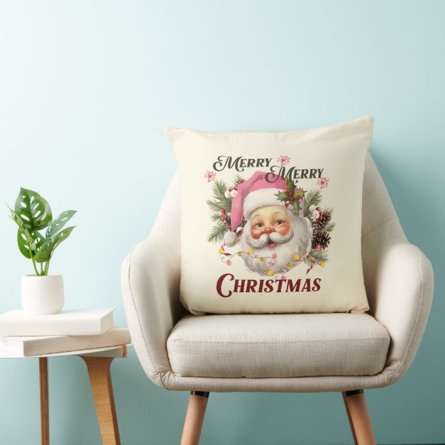God jul - Rosa Santa Santa Kudde (Stol)
