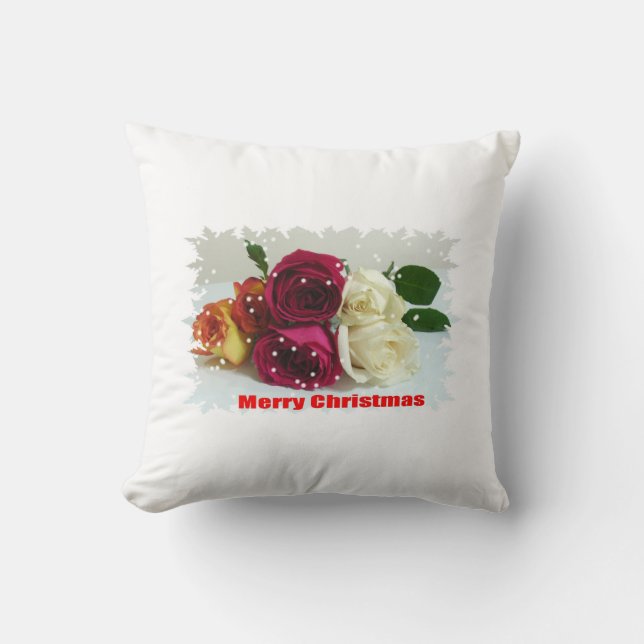 God Jul Roser Kudde (Framsida)